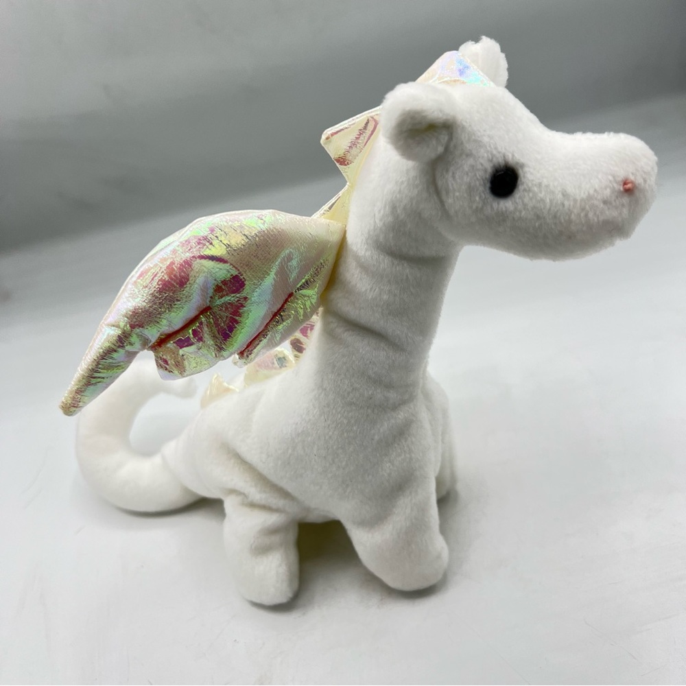 Ty Magic the Dragon Beanie Babies Collection RARE Plush PVC Pellets Vintage 1995